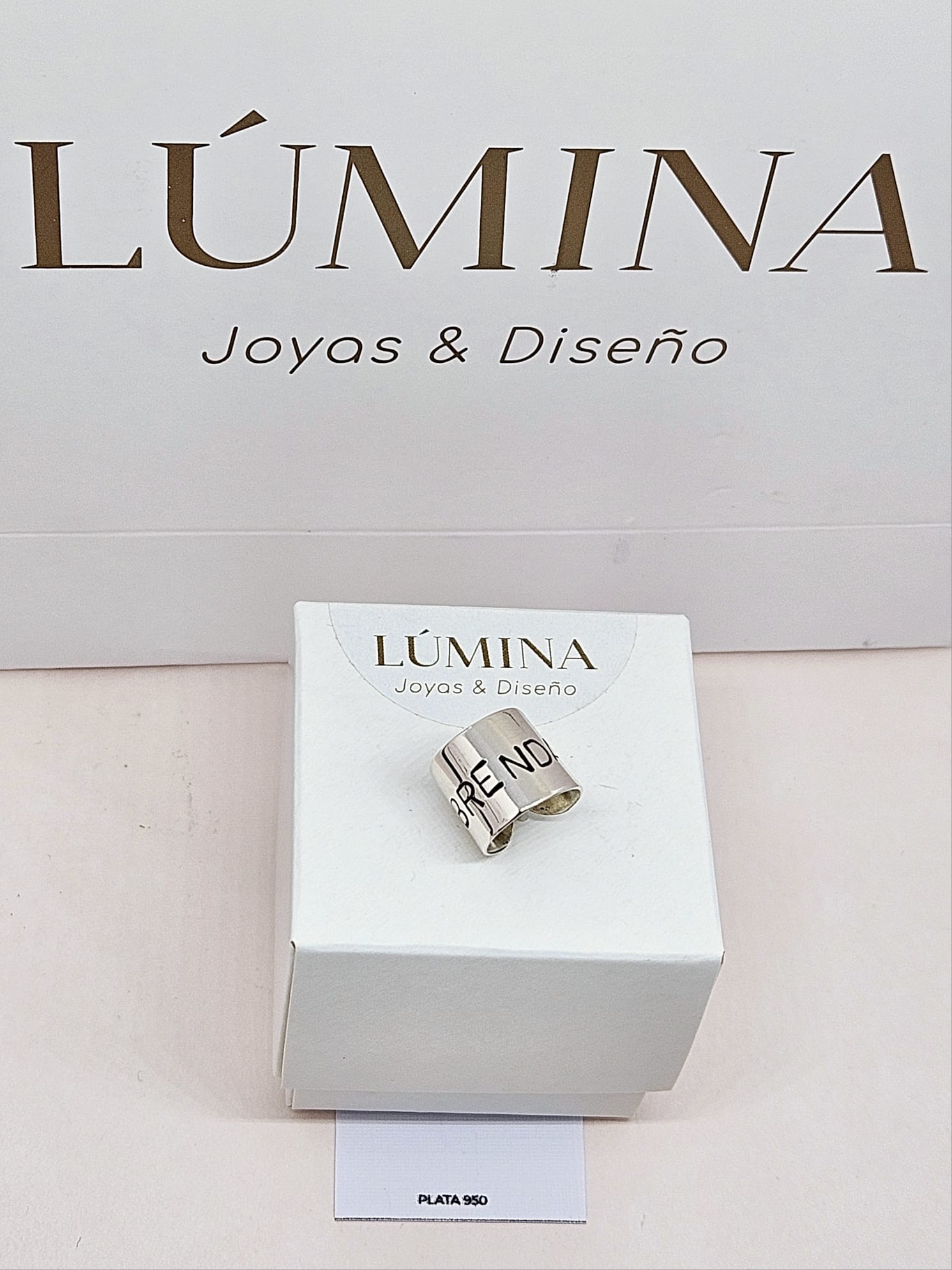 Anillo personalizado para estetoscopio, Plata 950