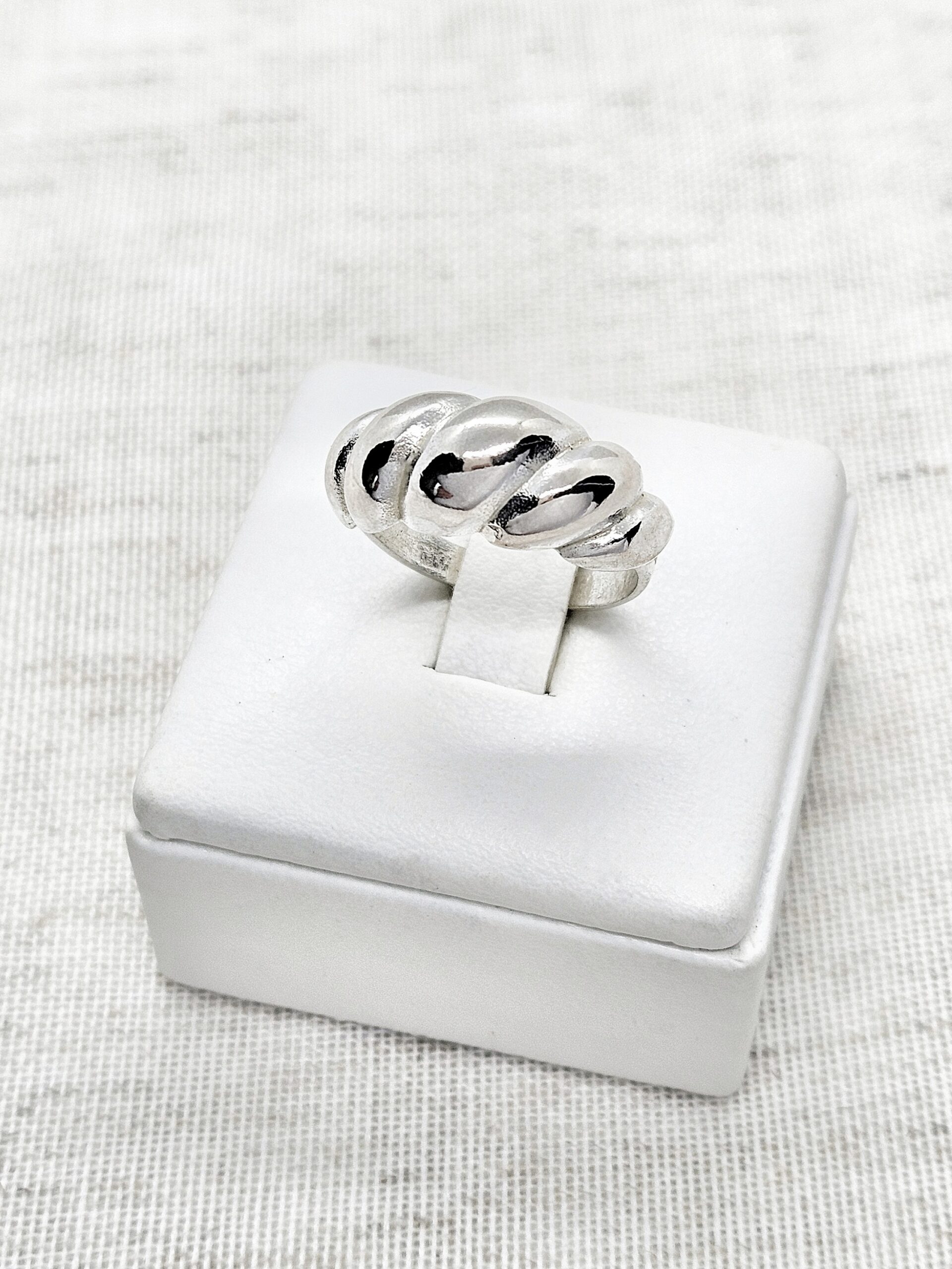 Anillo Fluir, Plata 925