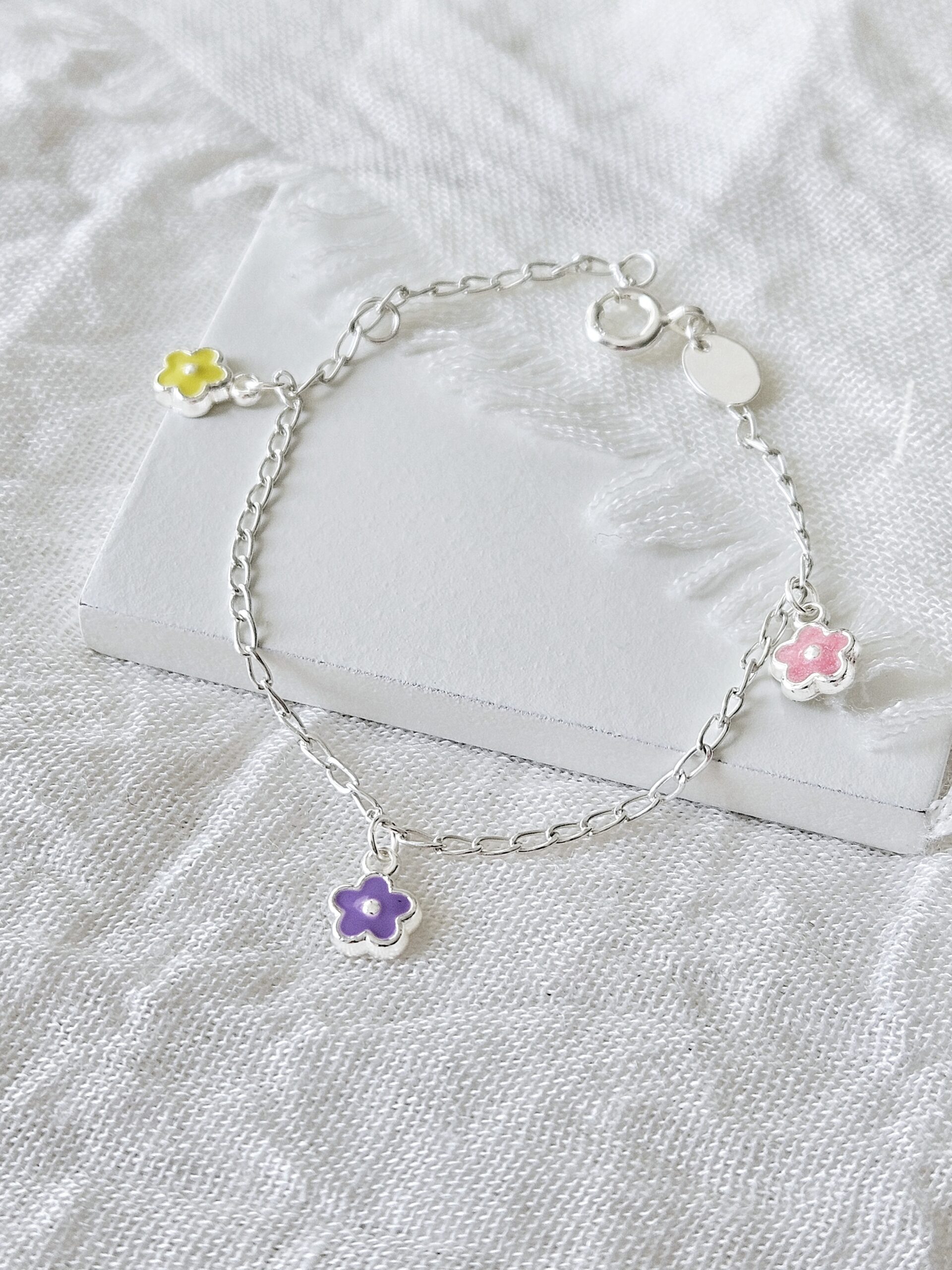 Pulsera Flower, Plata 925