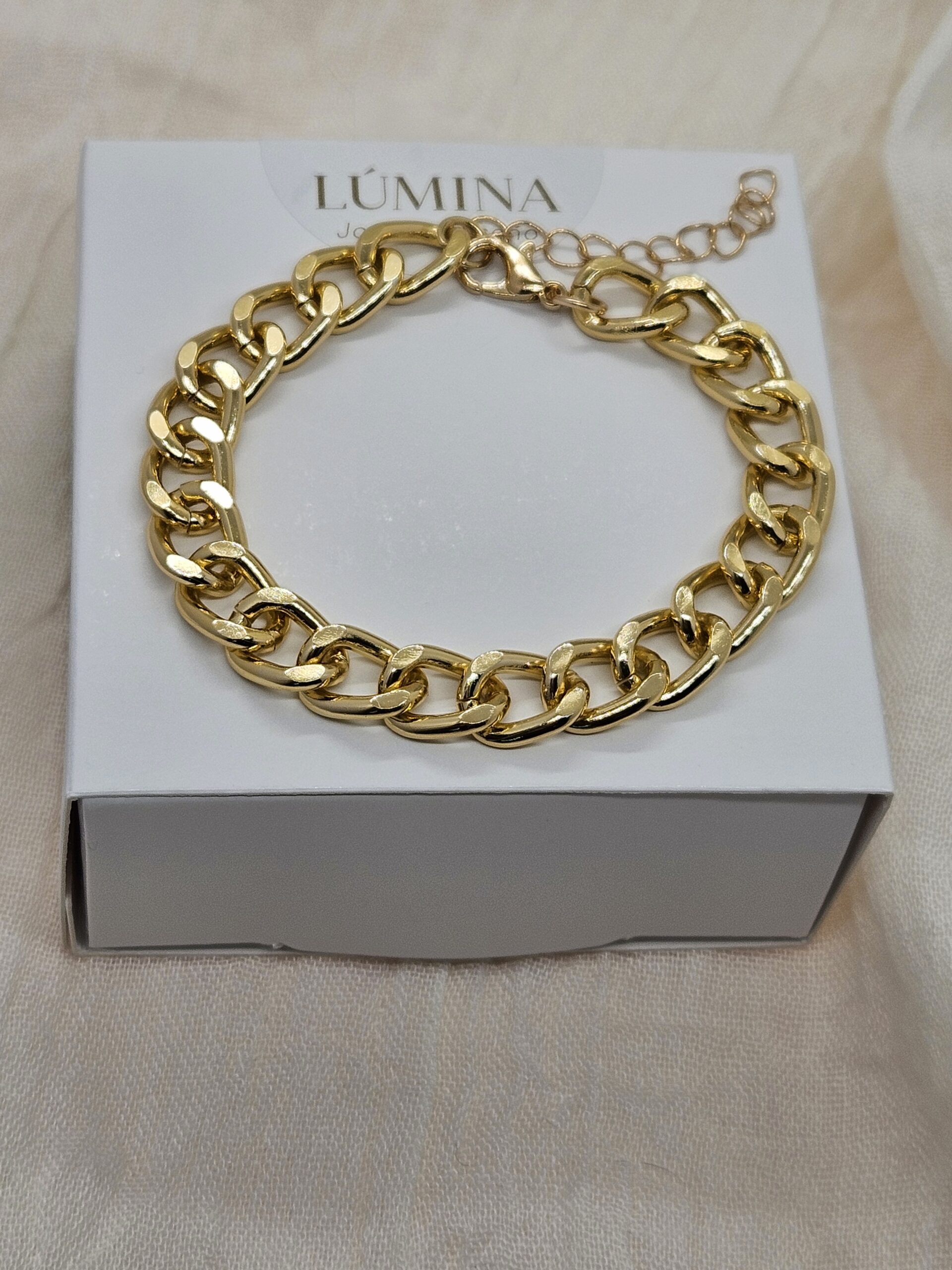 Pulsera Piria, Baño de oro